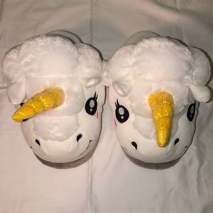 Unicorn slippers